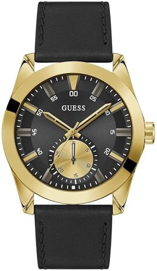 Guess Herreklokke GW0793G2 Greyson Sort/Lær Ø44 mm Guess Herreklokke GW0793G2 Greyson Sort/Lær Ø44 mm