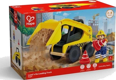 Hape Load N" Go Loading Truck Yellow One Size Hape Load N" Go Loading Truck Yellow One Size