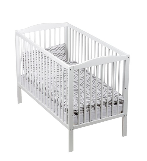 JLY MAJA Dream Sprinkelseng med BabyMatex Softi Madrass 60x120 Hvit