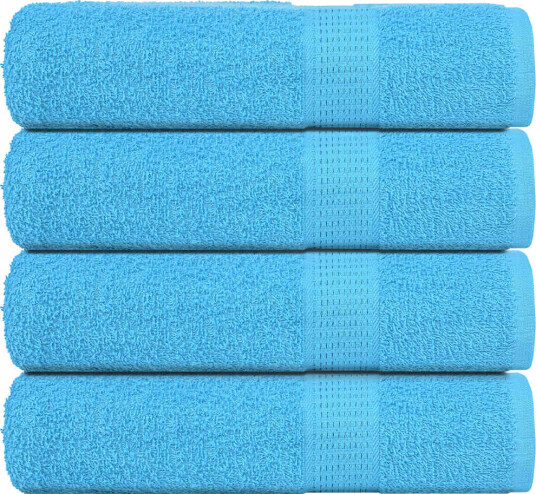 vidaXL Dusjhåndklær FROGN 4 stk turkis 70x140 cm 360 gsm vidaXL Dusjhåndklær FROGN 4 stk turkis 70x140 cm 360 gsm