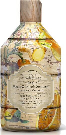 Rudy Profumi Fruit & Juice Bath & Shower Cream - 6 dufter, Orange & Ginger