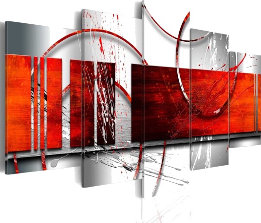 Bilde Emphasis Red Theme 100x50 Artgeist sp. z o. o.