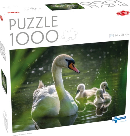 Tactic Puzzle Lovers Swan On Lake With Babies 1000 Pcs Puzzle Tactic Puzzle Lovers Swan On Lake With Babies 1000 Pcs Puzzle
