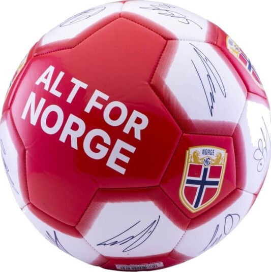 Magic Butikk Norge lag Signatur Hvit 5 fotball