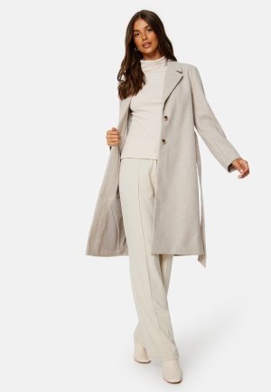 Pieces Nasha LS Coat White Pepper L