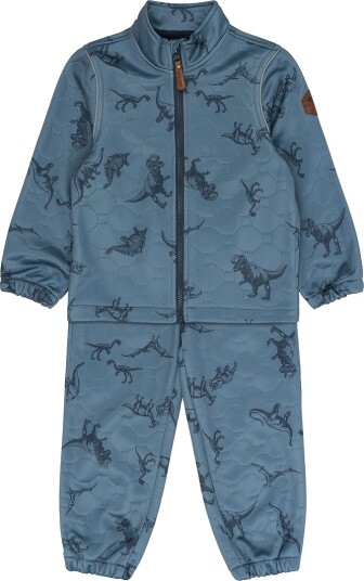 Mikk line Soft Thermal Set Warm Aop Blue 116
