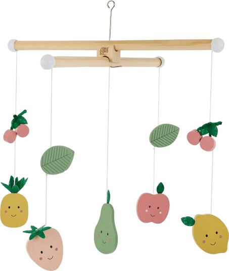 Jabadabado Wooden Mobile Fruits Multi/Patterned One Size