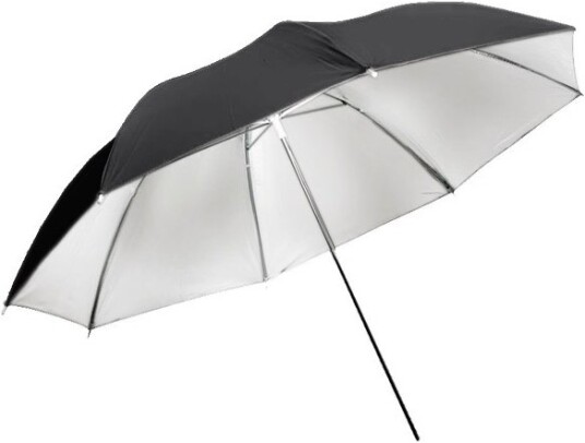 Fotoplex Paraply Reflektiv Hvit 150 cm