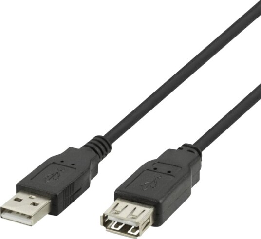 Deltaco Usb-Forlengelseskabel Usb Hann Til Usb Hunn Usb 2.0 3 M Svart Deltaco Usb-Forlengelseskabel Usb Hann Til Usb Hunn Usb 2.0 3 M Svart