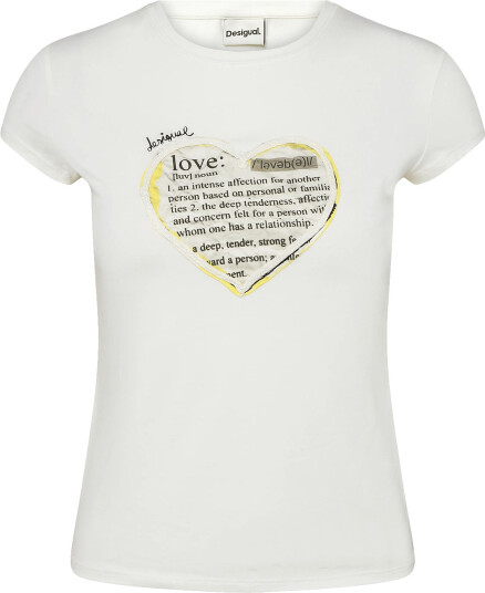 Desigual Ts_Love White XL
