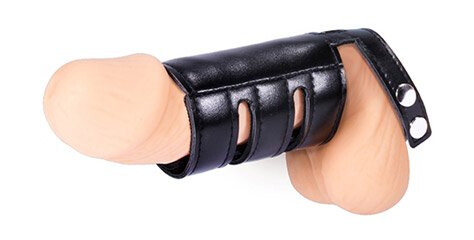 Mens Expert Cock Strap With Sheath Plain Mens Expert Cock Strap With Sheath Plain