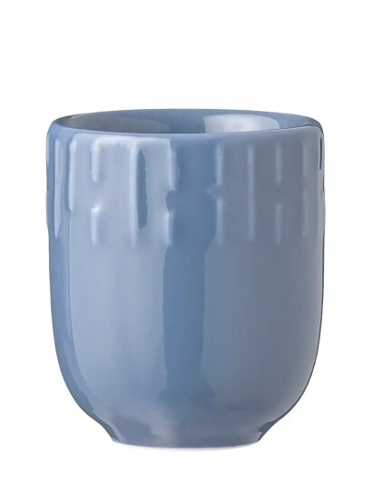 Aida Confetti Blueberry Mini Kop Med Relief Porcelæn 5 Cl. Blue 