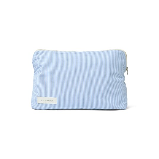 Studio Feder Milk Stripe Celia Toiletry Veske Bomull Studio Feder Milk Stripe Celia Toiletry Veske Bomull