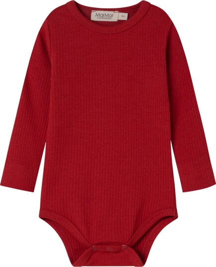 MarMar Body I/e   Rib   Bomull/Modal   Plain   Cherry   MarMar   62   Langermet Body   Rød