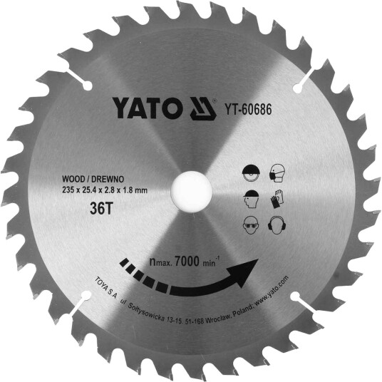 YATO YT 60686 Mellomleggsskive vinkelsliper