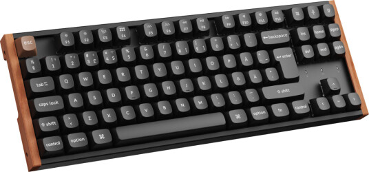 Keychron K8 HE SE Mekanisk Gamingtastatur Trådløs Bluetooth 80% Svart Tre