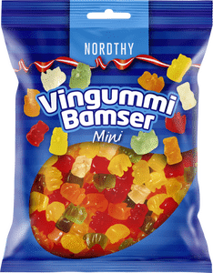 Nordthy Vingummibamser Mini 170 g Nordthy Vingummibamser Mini 170 g