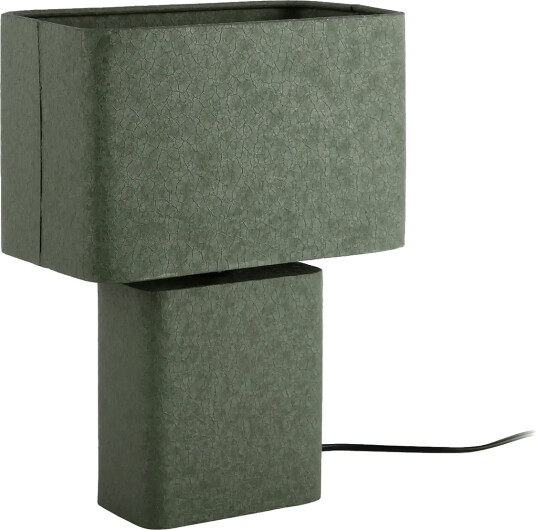 Leitmotiv Table Lamp Boaz Recto Khaki green H33CM