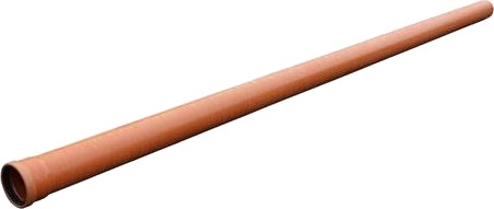 Wavin 110 X 3000 Mm Pvc-Kloakrør M/Muffe Klasse N Sn4 En 13476
