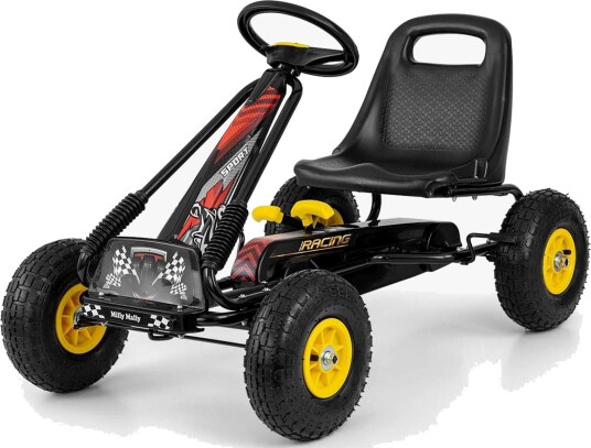 Milly Mally Pedal-gokart Thor, Svart