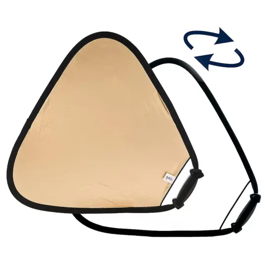 Manfrotto Trigrip Reflector 75cm G/W 75cm Reflektor med grep. Gull og Hvit Manfrotto Trigrip Reflector 75cm G/W 75cm Reflektor med grep. Gull og Hvit