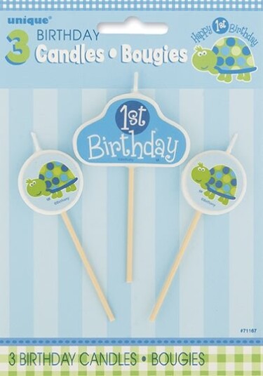 Kakelys Til 1årsdag Blå Kakelys Til 1årsdag Blå