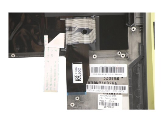 Chicony - Erstatningstastatur For Bærbar Pc - Med Trackpoint - Bakbelysning - Qwerty - Nordisk - Fru - Med Toppdeksel - For Thinkpad X13 Yoga Gen 2 20W8, 20W9