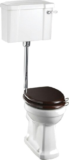 Toalett Burlington P2 Lav 520 mm med Myktstengende Sete Toalett Burlington P2 Lav 520 mm med Myktstengende Sete