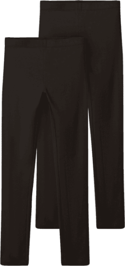 Name It Nkfvivian 2-pack leggings til barn Black