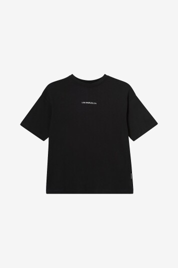 Jack & Jones Junior T skjorte jorAruba Landscape Tee SS Crew Neck Svart