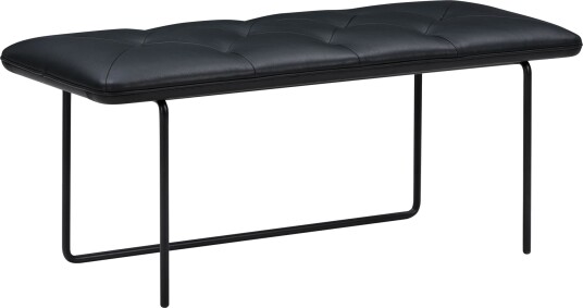 Wendelbo Tip Toe Benk 45x110 Parma Sort Wendelbo Tip Toe Benk 45x110 Parma Sort
