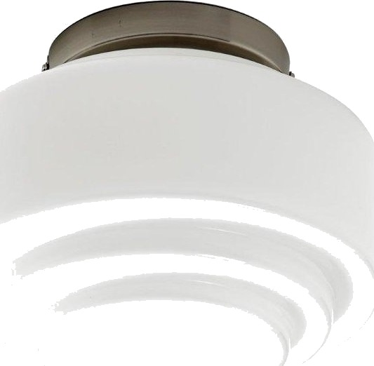 Lagan Taklampe  Diameter 25 Cm  Børstet Nikkel