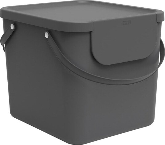 Rotho Albula Kildesorteringsbøtte - 40L - Grå