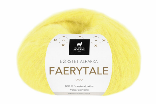 Du Store Alpakka Du Store Alpakka Garn Faerytale Gul 812 50g