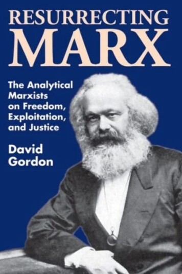 Resurrecting Marx Av David Gordon
