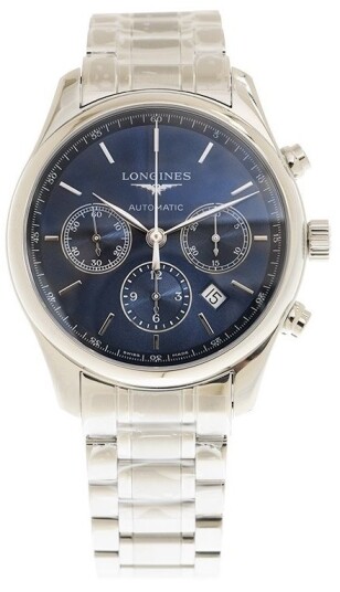 Longines Herreklokke L2.759.4.92.6 Master Blå/Stål Ø42 mm