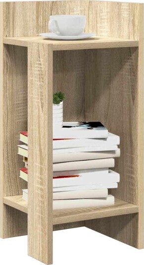 Sidebord 2 stk med hylle sonoma eik 25,5x27x60 cm 8721158574268 Sidebord 2 stk med hylle sonoma eik 25,5x27x60 cm 8721158574268