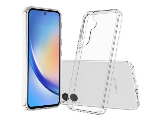 Screenor Hybrid Bumper - Baksidedeksel For Mobiltelefon - Termoplast-Polyuretan (Tpu) - Gjennomsiktig - For Samsung Galaxy A35