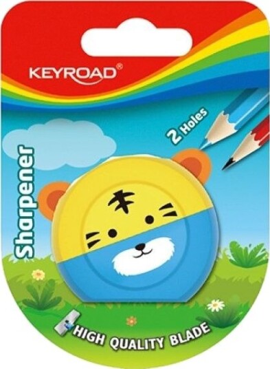 Keyroad Blyantspisser Speedy Snail, Plast, Dobbel, Blister, Fargemiks