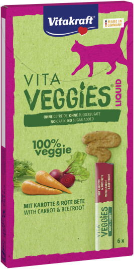 Vitakraft Flytende Gulrot Kattesnacks 6x15g