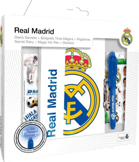 Real Madrid-dagbok + magisk penn