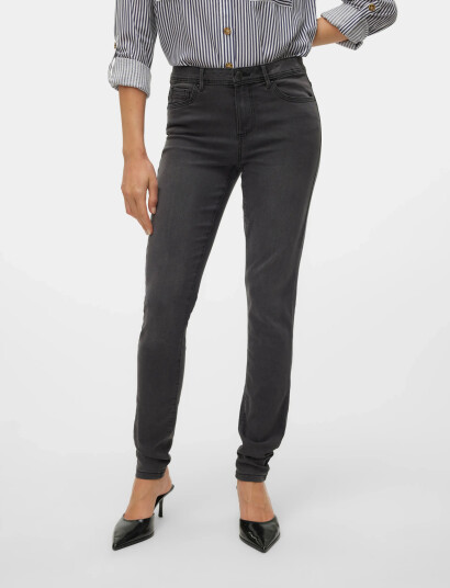 Vero Moda Vmtanya Mr S Piping Jeans Vi207 Ga Noos - Black - XS x 30