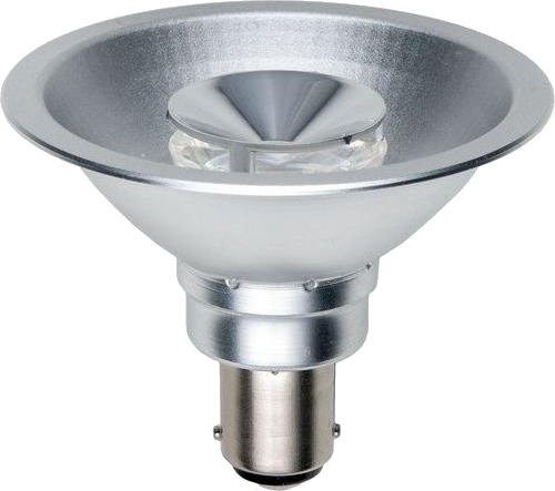 Spl BA15d 8W AR70 dimbar LED pære 12V DimToWarm 2000 2800K 35 grader grått kabinett Dimbar : Dimbar Kulør : Dim to warm Spl BA15d 8W AR70 dimbar LED pære 12V DimToWarm 2000 2800K 35 grader grått kabinett Dimbar : Dimbar Kulør : Dim to warm