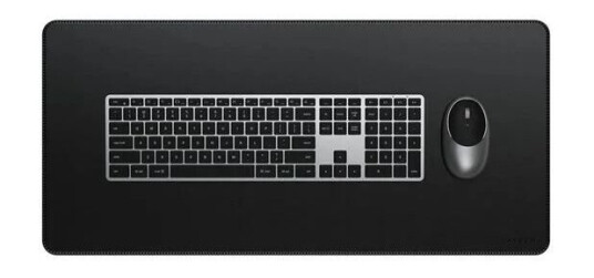 Satechi Vegan-Leather Premium Skrivebordsmatte, Svart