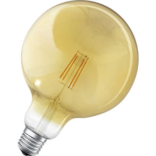 Ledvance Smart+ Zigbee E27 globepære hvit lysfarge 6W Gull
