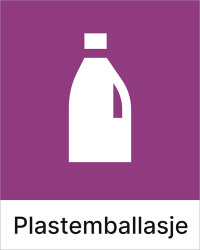Jo Safety Kildesorteringsskilt Plastemballasje KI2402