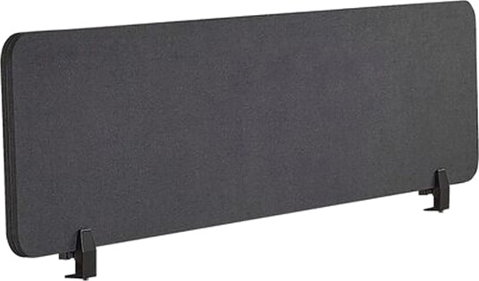 Avskjerming til Skrivebord 180x40 cm grå WALLY - Grå