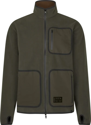 Seeland Rogue Solid Reversible Fleecejakke Herre Grizzly Brown/Demitasse brown S