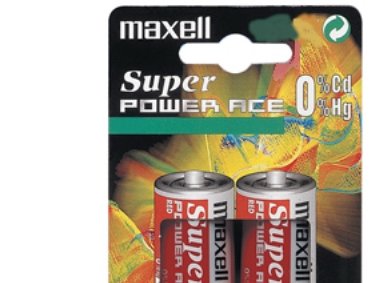 Maxell Super Ace D/R20p sink karbonbatteri Maxell Super Ace D/R20p sink karbonbatteri