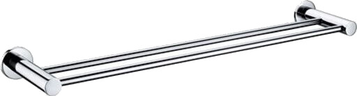 Bathlife Avlasta hånkdklestang dobbel 60 cm krom